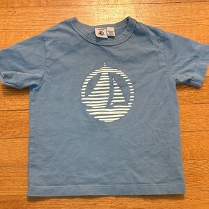 Petit Bateau Blue Nautical Tee